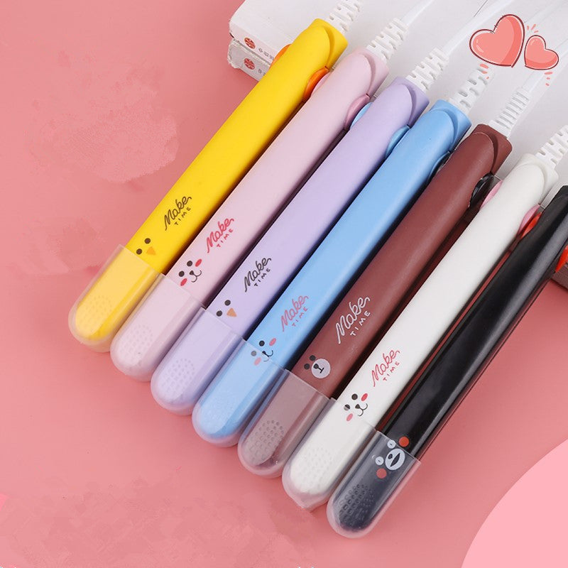 2 in 1 Mini Hair Straightener and Curling Iron