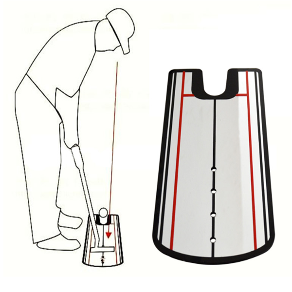 Golf Putter Alignment Mirror and Training Aid