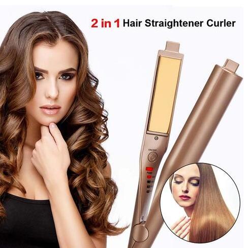 Hair Straightener and Curling Iron Combo