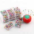 DIY Colorful Pearl Head Pins for Sewing (100 Pieces)