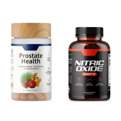 Nitric Oxide + Saw Palmetto Capsules Set