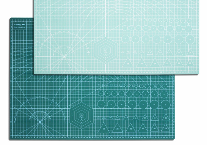 A2 Double-Sided Cutting Mat for Crafting and Carving